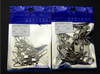 Stainless Steel Safety Pin Snap Swivel, 20/50/100 Pack – product photo