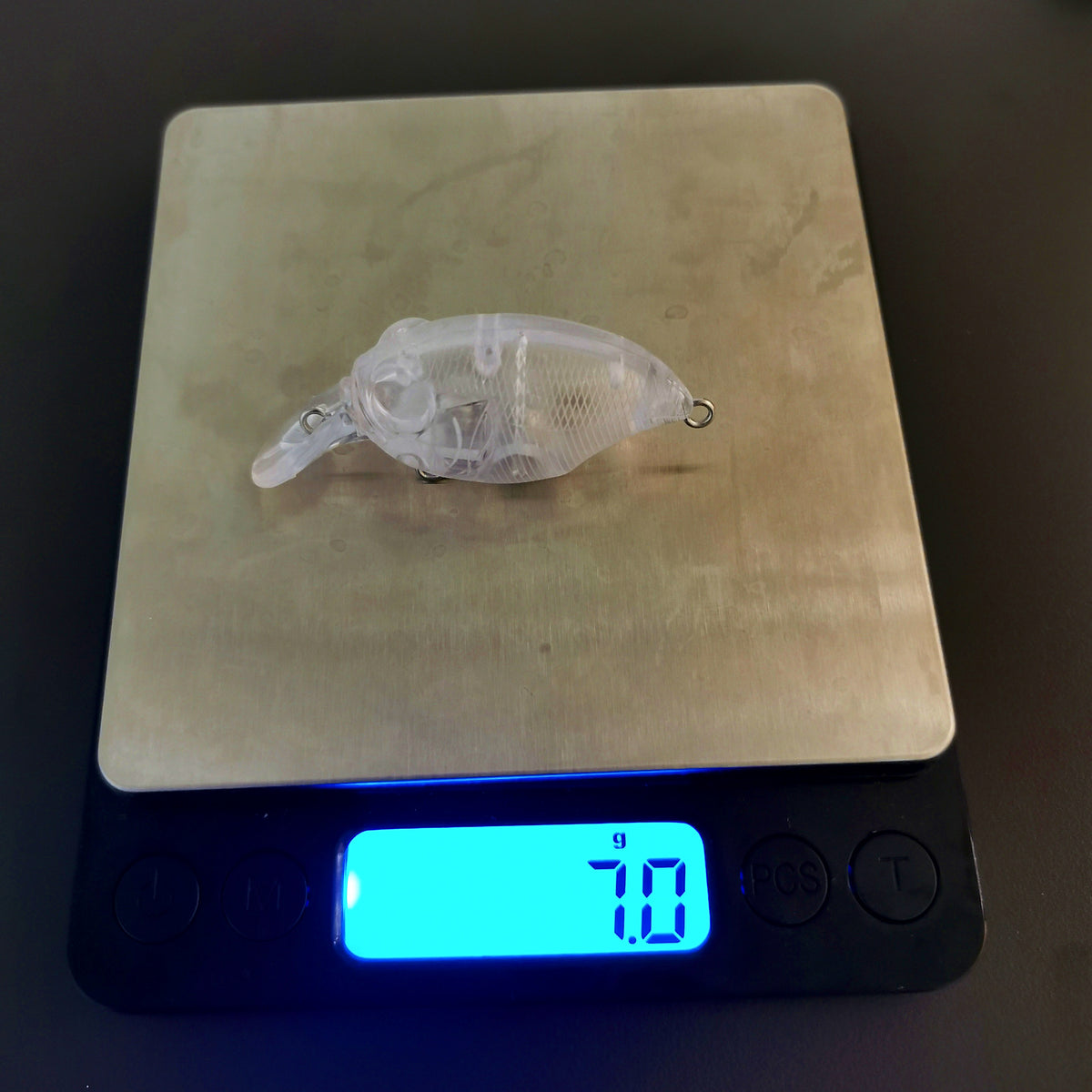 Unpainted DIY Crankbait Blank, Floating, Rattle, 7 g / 10 g – product photo
