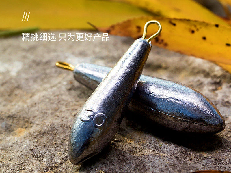 Willow Leaf Sinker Weights, 0.35–3.5 oz (10–100 g) – product photo