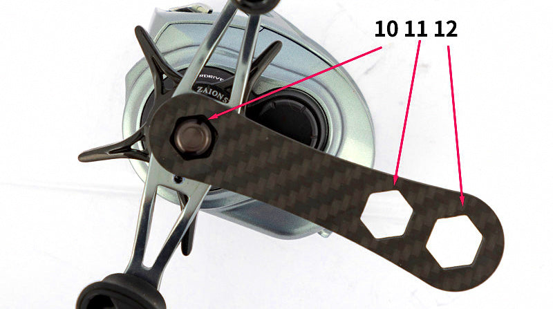Baitcasting Reel Maintenance Tools: Pin Remover, Pliers, Wrench – product photo