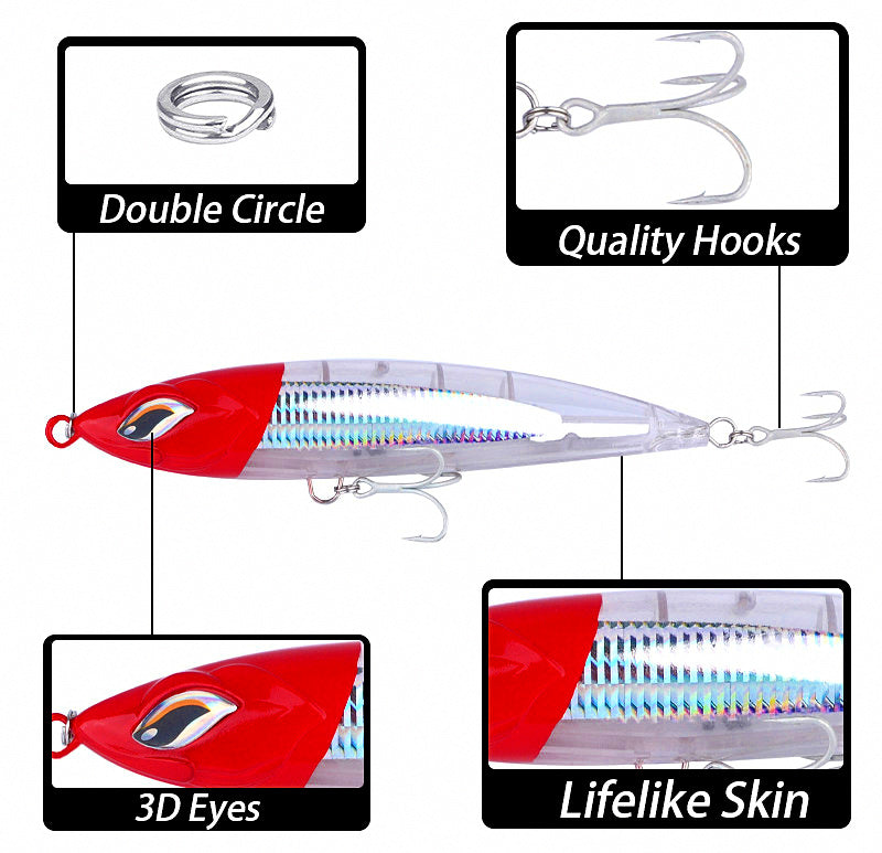 Floating Pencil Topwater Lure for Sea Bass – product photo