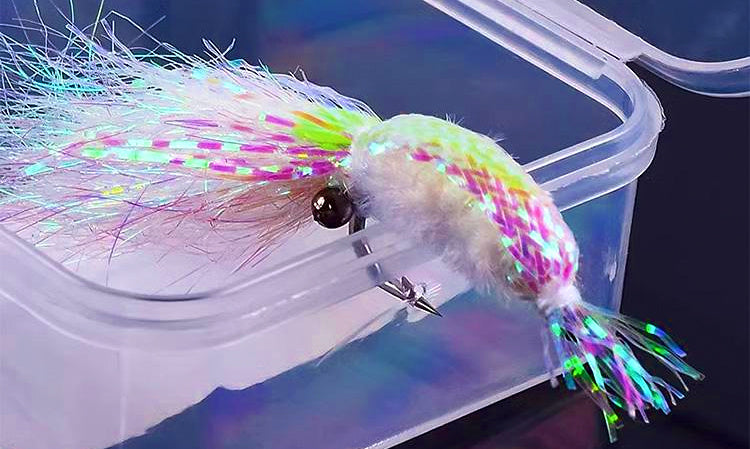 Glow Soft Shrimp Lure with Hook, 5-Pack – product photo