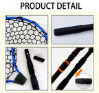 Telescoping Landing Net, Aluminum, 42x46 cm Hoop, 162-168 cm – product photo