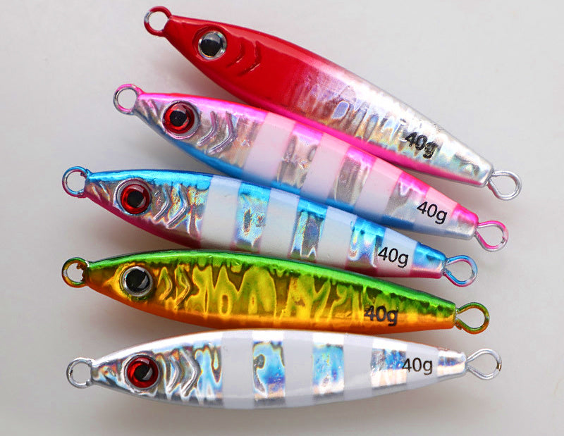 Glow Metal Jig with Spinner Blade, Single Hook, 20–80 g – product photo