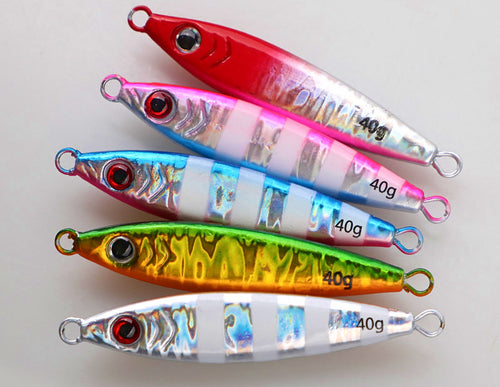 Glow Metal Jig with Spinner Blade, Single Hook, 20–80 g – product photo