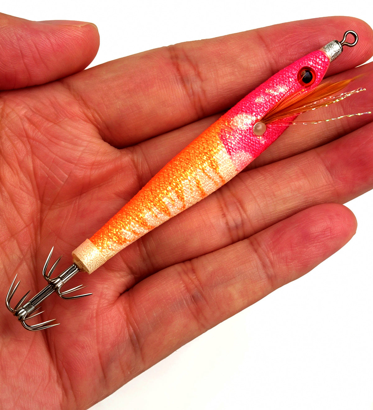 Wooden Squid Jig with Umbrella Hook, 6 g (0.21 oz) – product photo