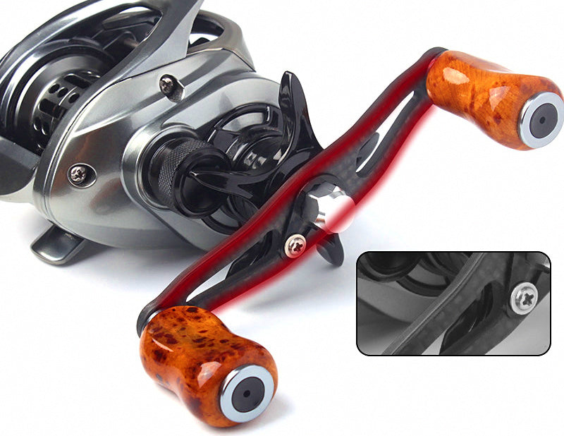 Carbon Fiber Baitcasting Reel Handle Arm, 95/100 mm – product photo