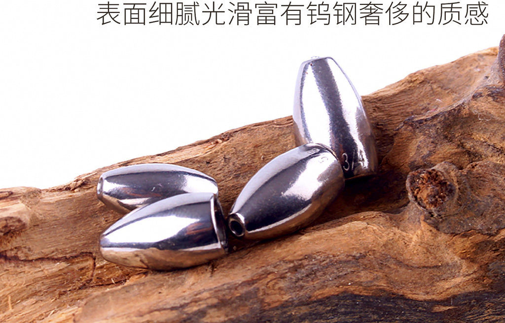 Tungsten Texas Rig Weights, Barrel & Straight, 0.06–1.98 oz – product photo