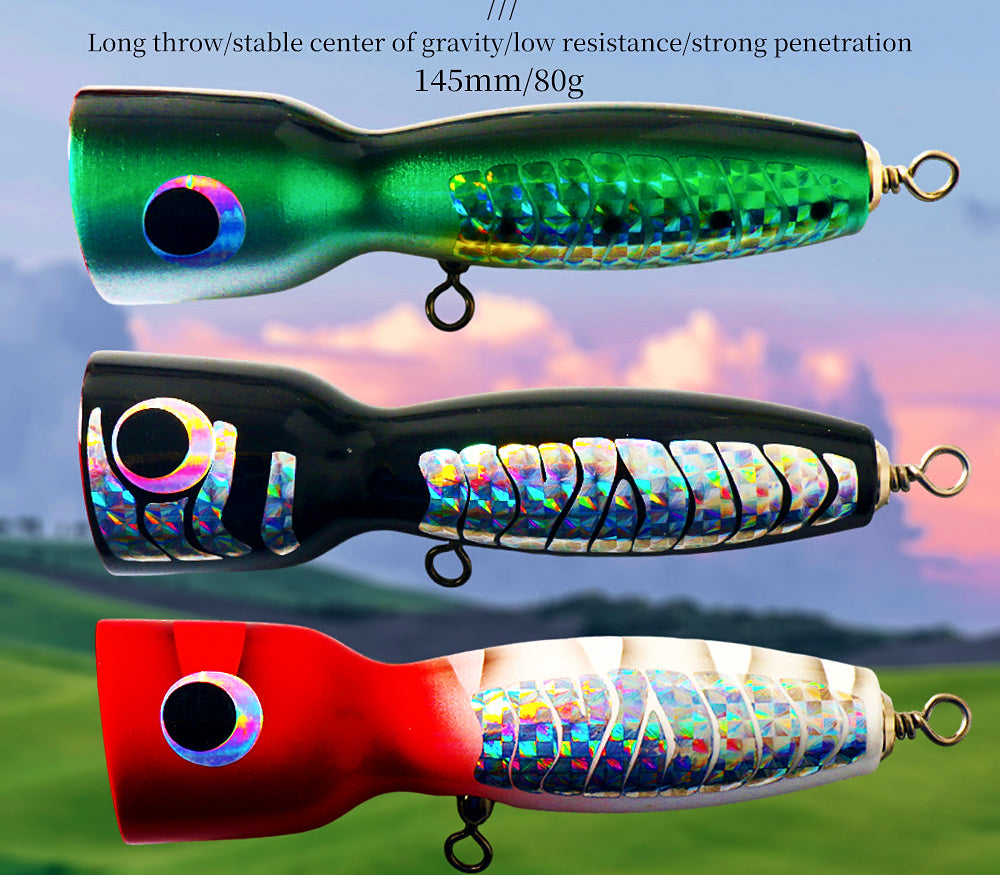 Wooden Floating Popper, 145 mm 80 g (2.8 oz) – product photo