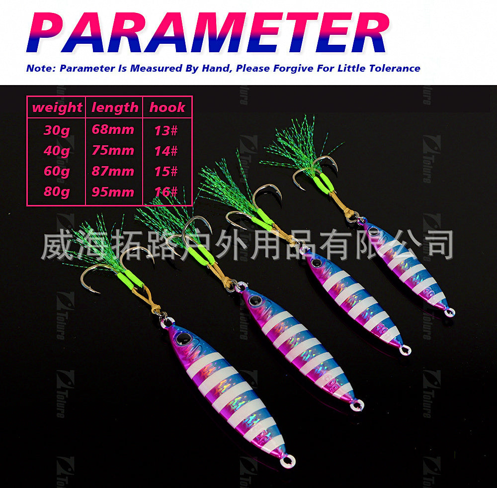 Glow Metal Jig, 30–80 g (1.1–2.8 oz) – product photo