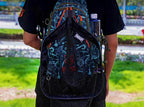 Folding Aluminum Landing Net, Coarse Mesh, Black – product photo