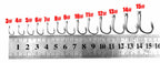 Iseni Hooks, Barbed High-Carbon Steel, Sizes #3–#15 – product photo