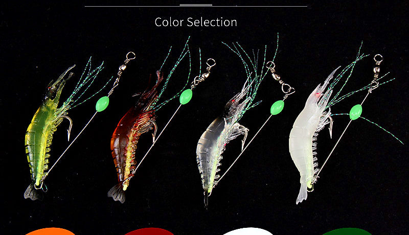Soft Shrimp Lure with Feelers, 6 g (0.21 oz), 3-Pack – product photo