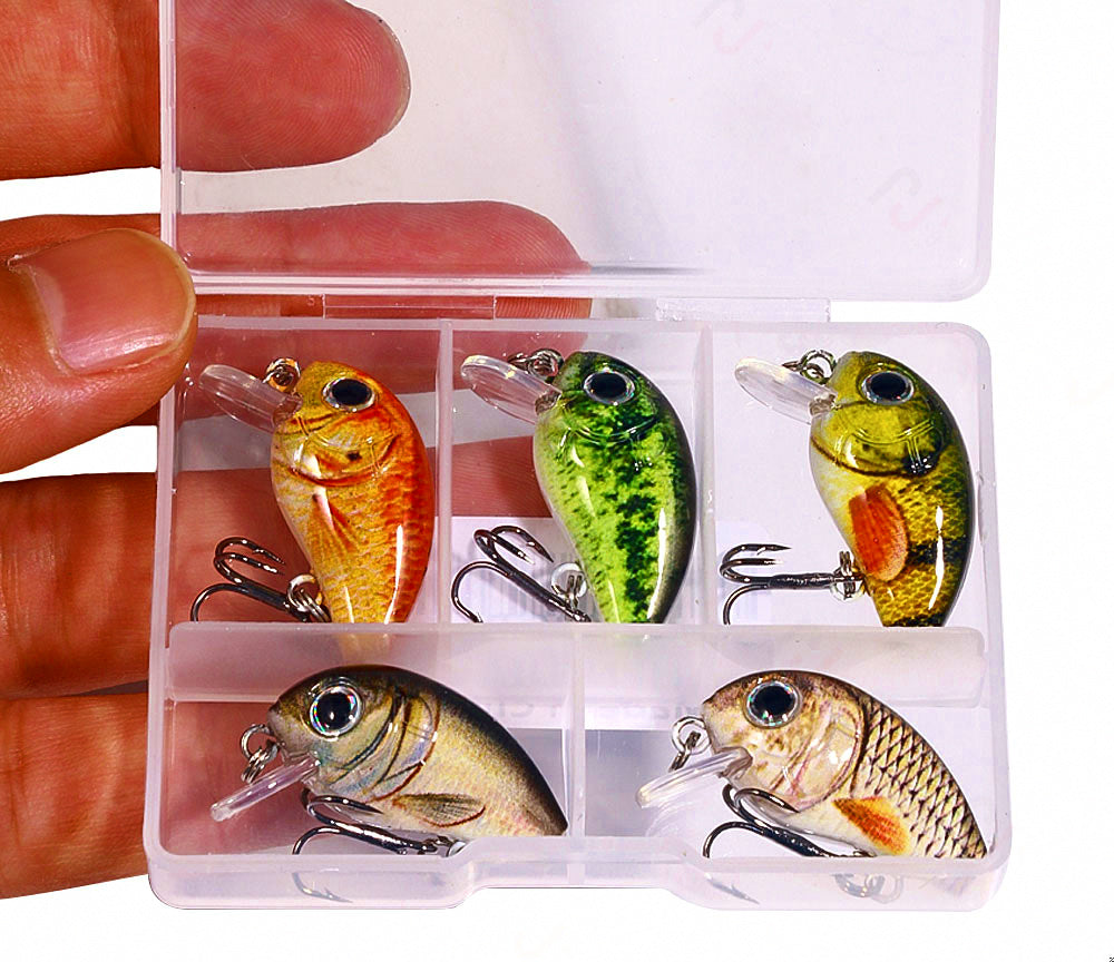 Micro Lure Kit, Mini Fat Crankbait Style, 1.5 g or 2 g – product photo
