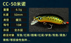 Fat Minnow Hard Bait Lure, Single or Treble Hook – product photo