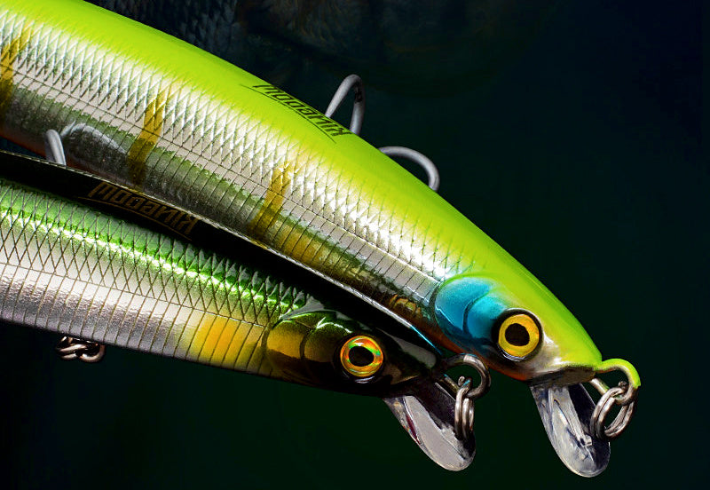 Floating Minnow Lure, 3 Hooks, 120–180 mm (4.7–7.1 in) – product photo