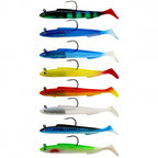 T-Tail Soft Swimbait Jig Head Lure, 5-Pack, 11.5–15 cm – product photo