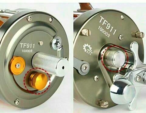 10000 Metal Conventional Drum Reel, Right Hand – product photo