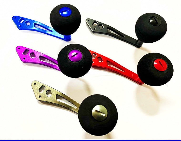 Baitcasting Reel Handle, Single Arm Metal with EVA Knob – product photo