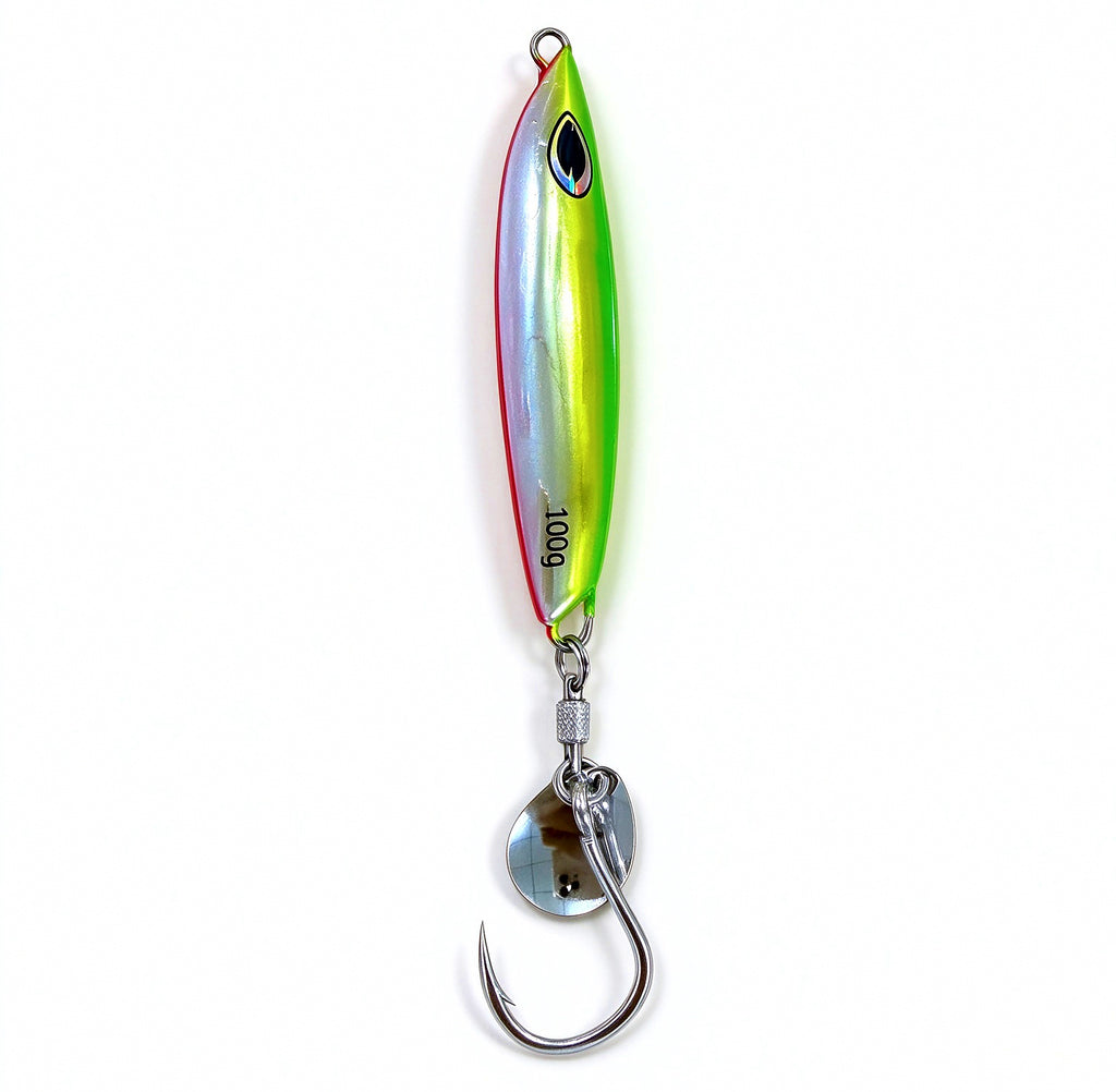 UV Casting Metal Jig w/ Spinner Blade, 80–100 g (2.8–3.5 oz) – product photo