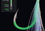 UV Glow Thread Single Hooks, Sizes 6–12, Saltwater – product photo