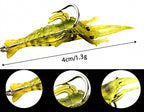Soft Plastic Shrimp Lures with Hooks, Multiple Sizes – product photo