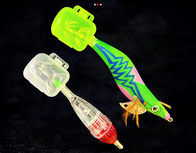 Squid Jig Hook Covers, Plastic Protective Caps – product photo