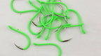 Glow Barbed Fishing Hooks, 10-Pack, Sizes 5–12 – product photo
