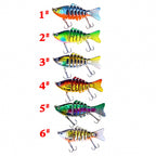 7-Segment Jointed Minnow Swimbait, 15.6 g (0.55 oz), 10 cm – product photo