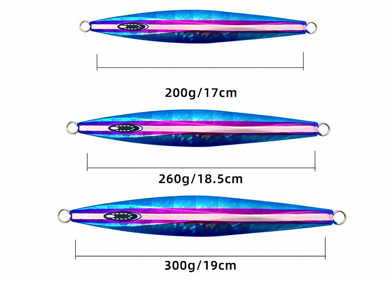 Fast-Sink Glow Metal Jig, 200–400 g (7–14 oz) – product photo