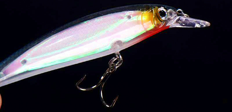 Floating Minnow Hard Bait Lure, Glow & Laser Colors – product photo