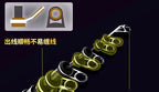 Sliding Float Rock Fishing Rod, 5-Pc, 3.6–4.5 m (11.8–14.8 ft) – product photo