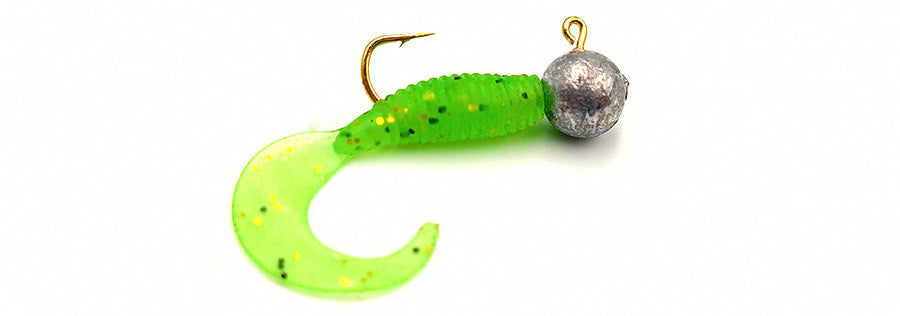 Mini Curly Tail Grub Soft Bait, 2.5 cm (1 in), 10 pcs – product photo