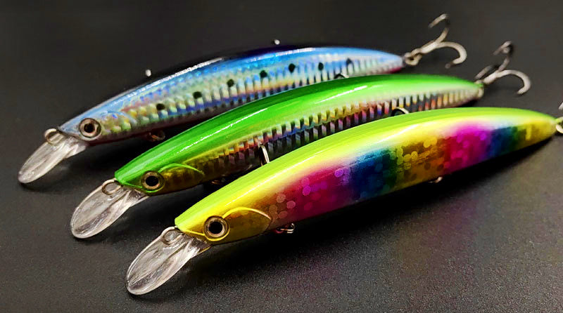 Long Cast Floating Minnow Hard Bait, 25 g (0.9 oz), 3 Hooks – product photo