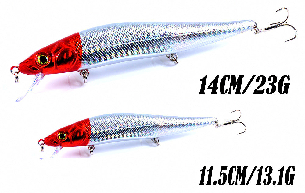 Floating Minnow Hard Bait, 14 cm / 23 g (5.5 in / 0.8 oz) – product photo
