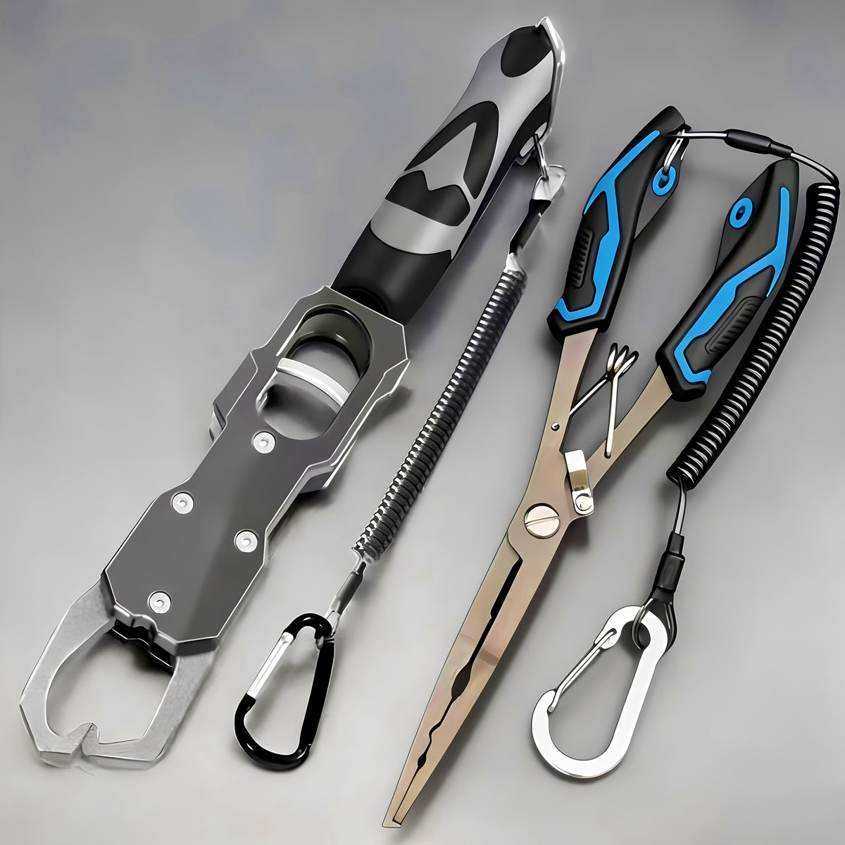 Fish Gripper with Scale & Extended Hook Remover Pliers – product photo