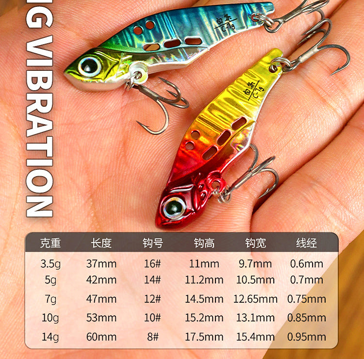 Metal VIB Blade Bait, 2.5–18 g (0.09–0.63 oz) – product photo