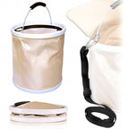 Collapsible Fishing Bucket with Lid, 9–13 L (2.4–3.4 gal) – product photo