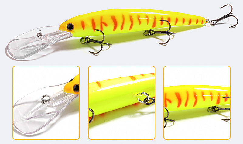 Floating Deep Diving Minnow Lipped Plug, 120 mm 20 g (0.7 oz) – product photo
