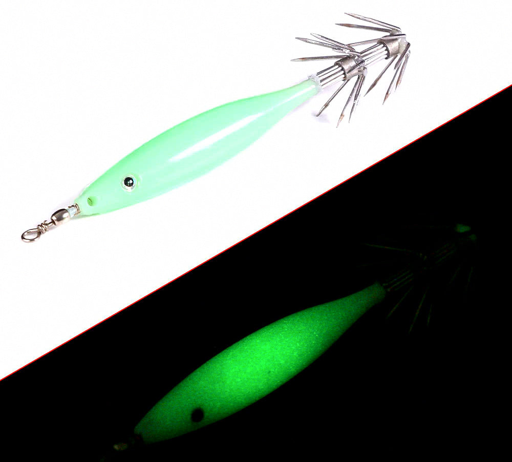 Wood Shrimp Squid Jig, 8 cm 18 g (0.6 oz), 5-Pack – product photo