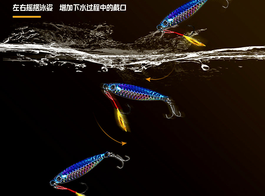 Laser Metal Jig Lure, 7–30 g (0.25–1.06 oz) – product photo