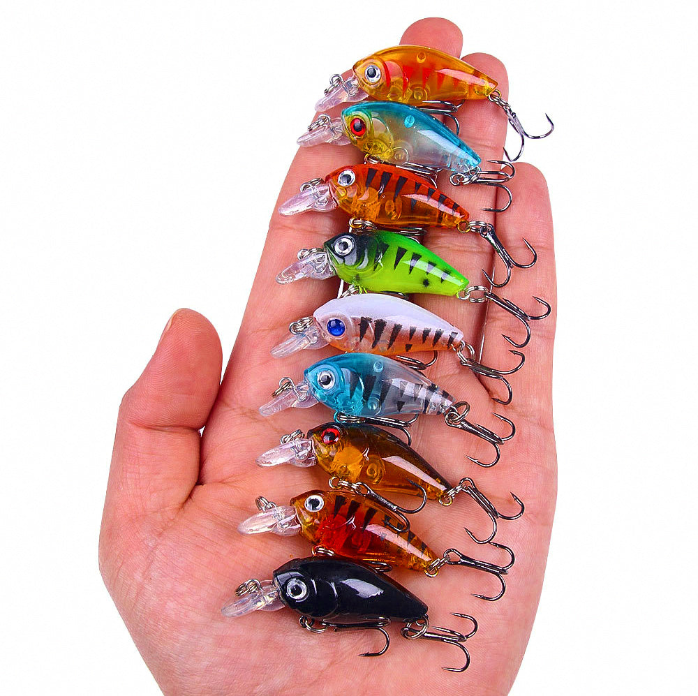 Mini Floating Minnow Lure, 4.5 cm (1.8 in) 4 g, Size 8 Hook – product photo
