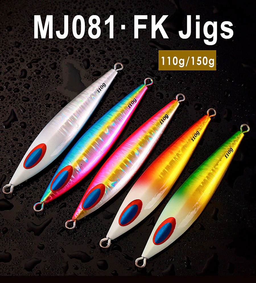 Glow Metal Jig, Slow Sinking, 110–150 g (3.9–5.3 oz) – product photo