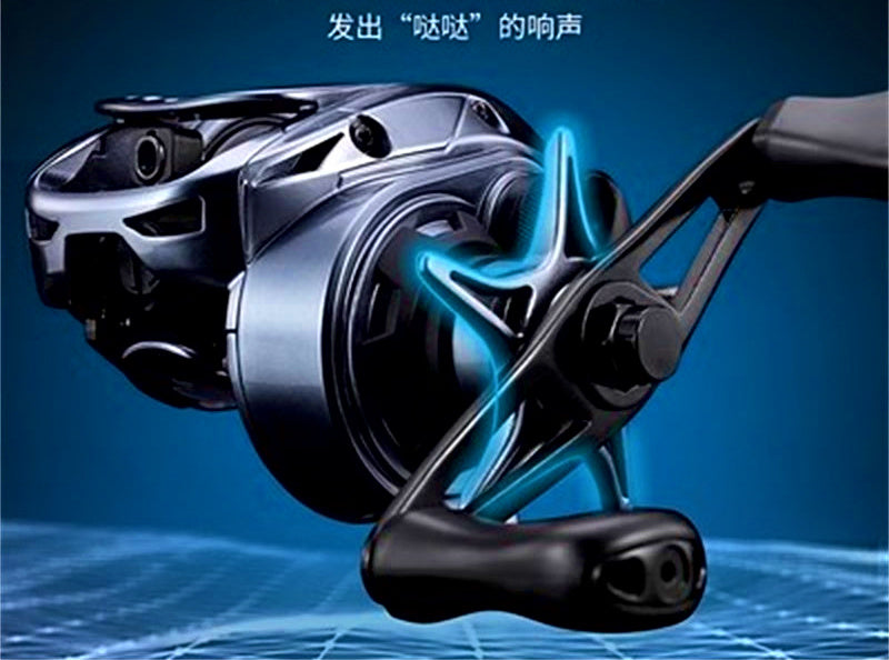 Low Profile Baitcasting Reel, 7 Bearings, Left/Right Hand – product photo
