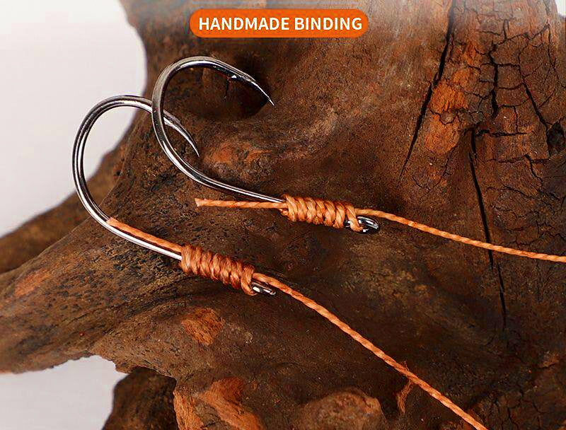Glow Bead Flip Hook Rig, Barbed Hooks, Sizes 8–14 – product photo