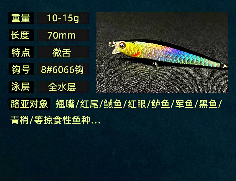 Sinking Pencil Lure, 10 g & 15 g (0.35 & 0.53 oz) – product photo
