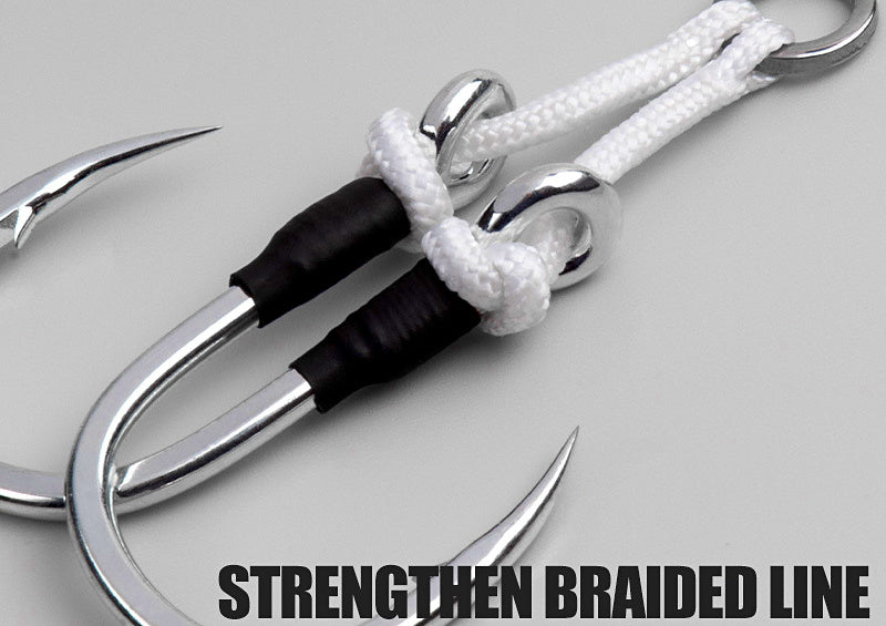 Short Slow Pitch Double Assist Hooks, 2-Pack, 1/0–7/0 – product photo