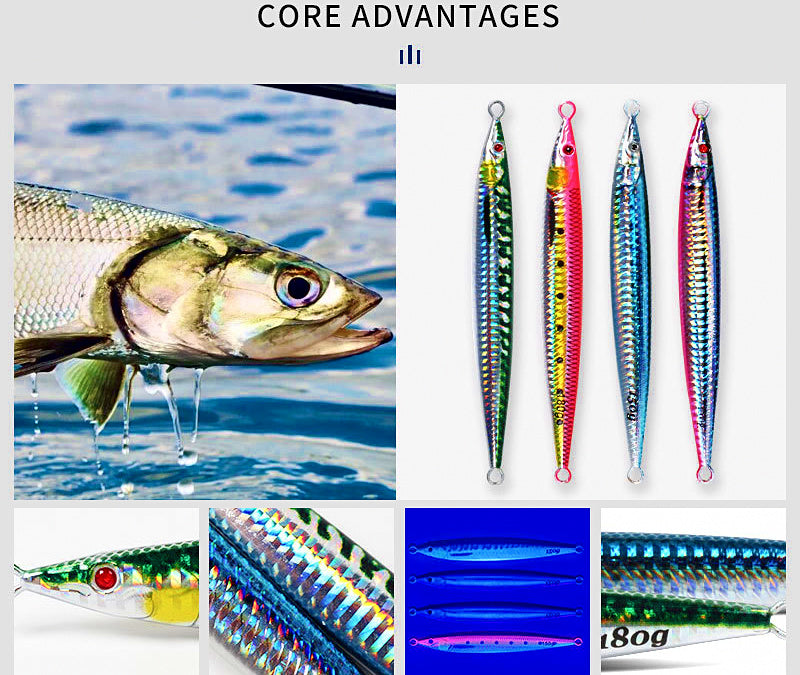 3D Printed Slow Pitch Jig, 150 g and 180 g (5.3 oz, 6.3 oz) – product photo