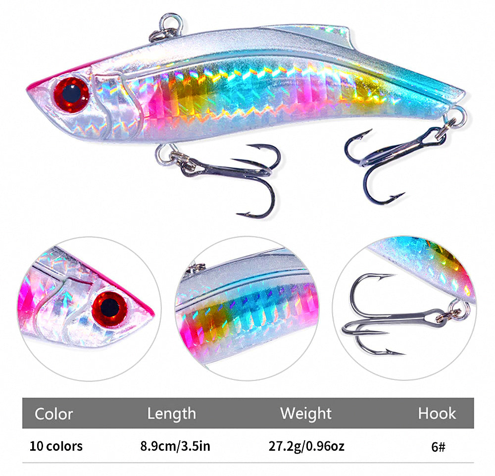 VIB Vibration Lure, 28 g (1 oz) Slow Sinking Hard Bait – product photo