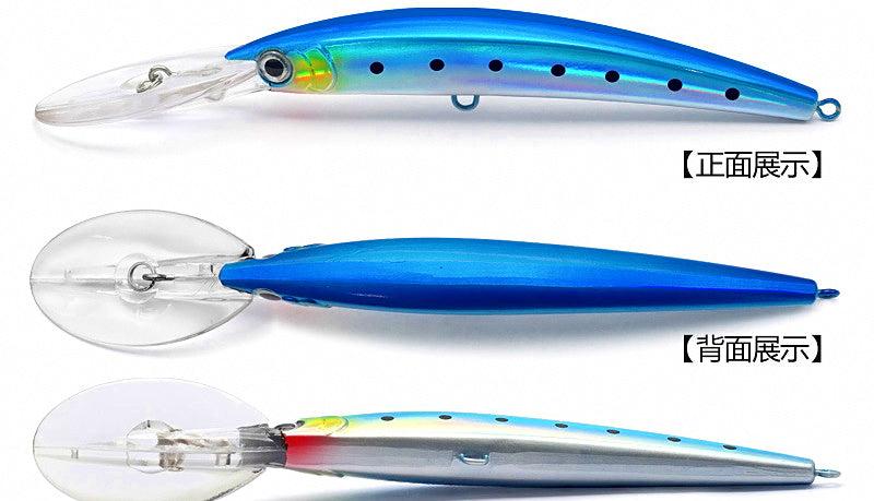 Long Lip Minnow Hard Bait, 17 cm (6.7 in), 27 g (0.95 oz) – product photo